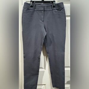 LOFT Charcoal Gray Julie Skinny Pants - 4